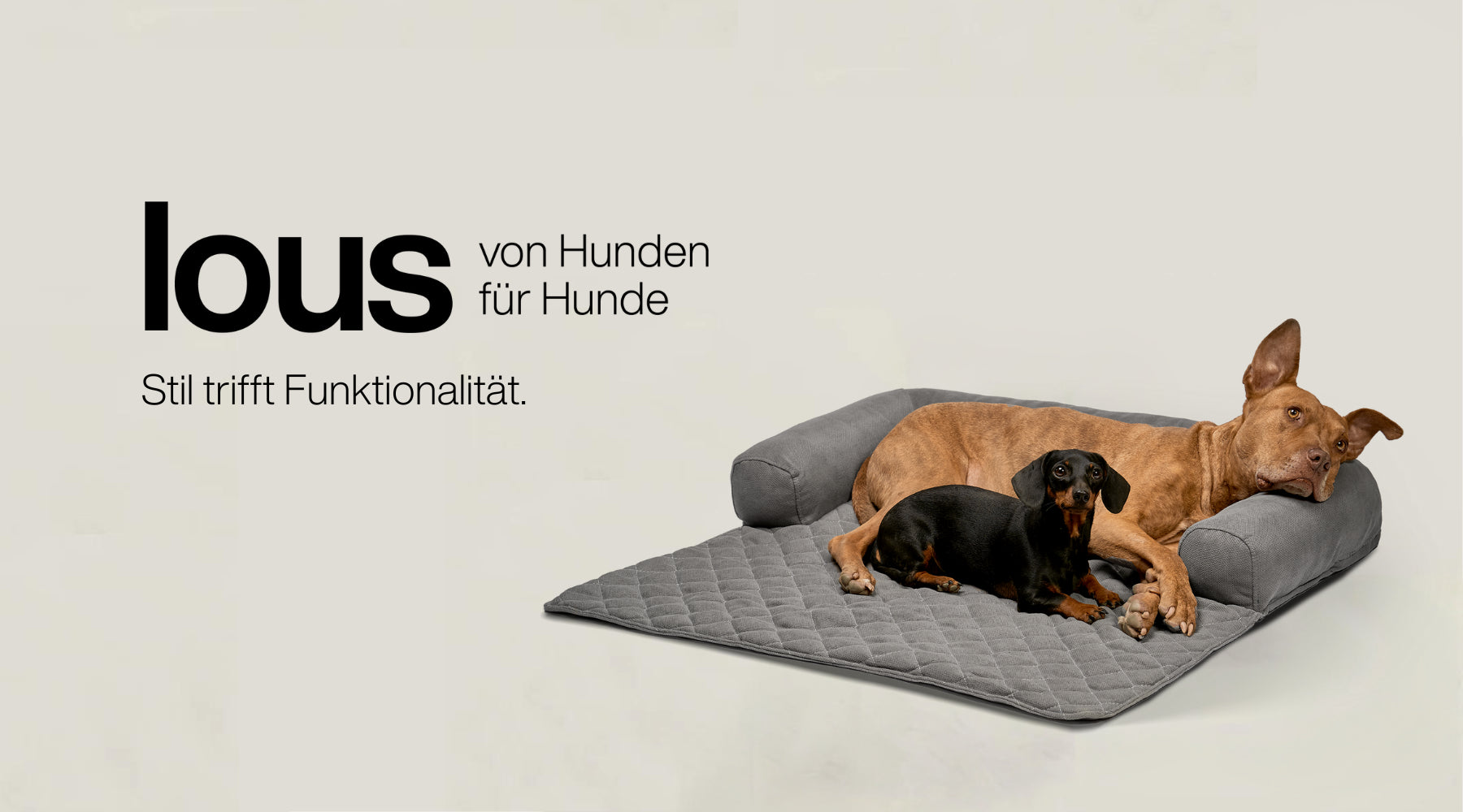 lous: Shop für Hundedecken & Hundebetten