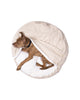 Anti-Stress Hundebett mit abnehmbarer Kuscheldecke